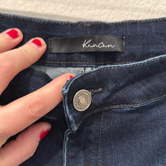 KanCan Raw Edge Zipper Skinny Jeans Size 3X - Picture 3 of 7